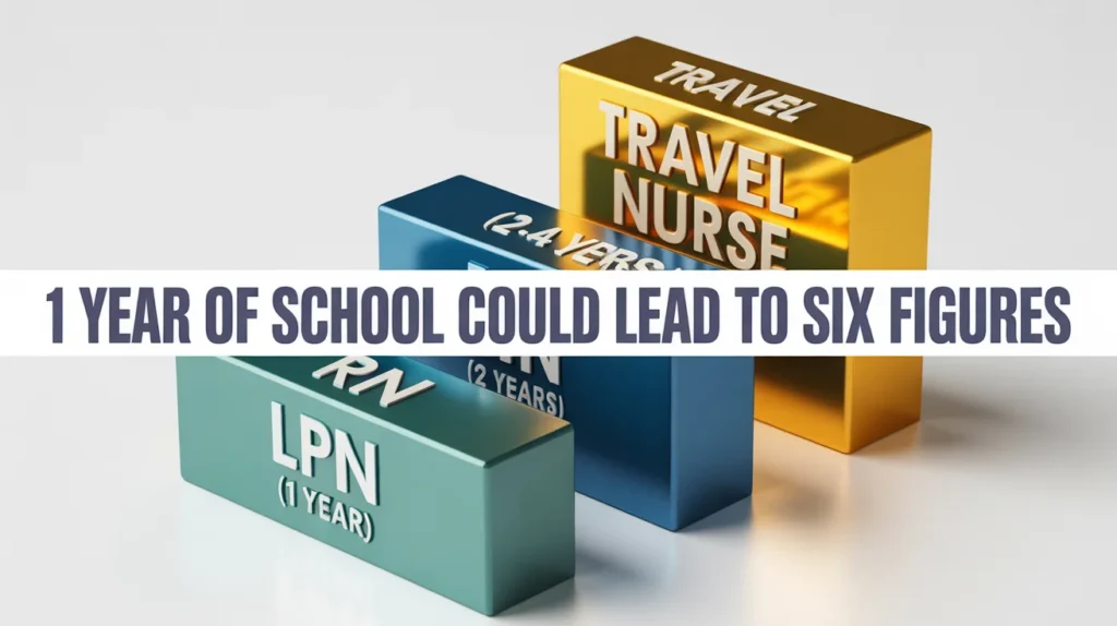 1 YEAR OF SCHOOL COULD LEAD TO SIX FIGURES.