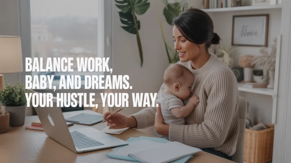 Balance work, baby, and dreams. Your hustle, your way.