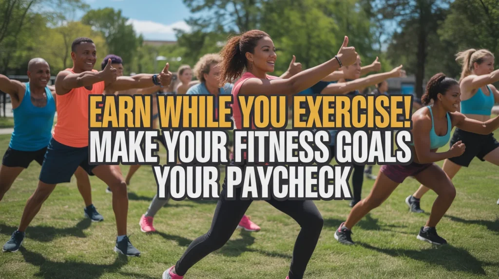 Earn while you exercise! Make your fitness goals your paycheck.