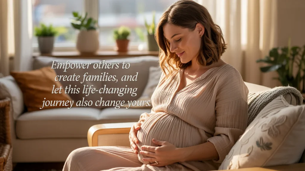 Empower others to create families, and let this life-changing journey also change yours.