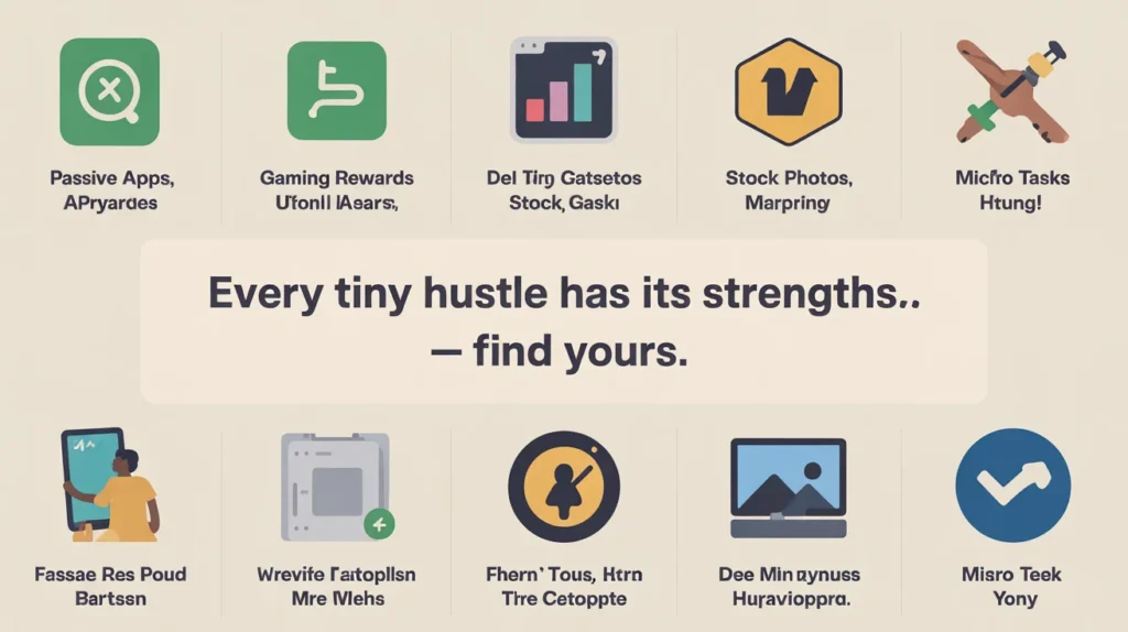 Every tiny hustle has its strengths — find yours.