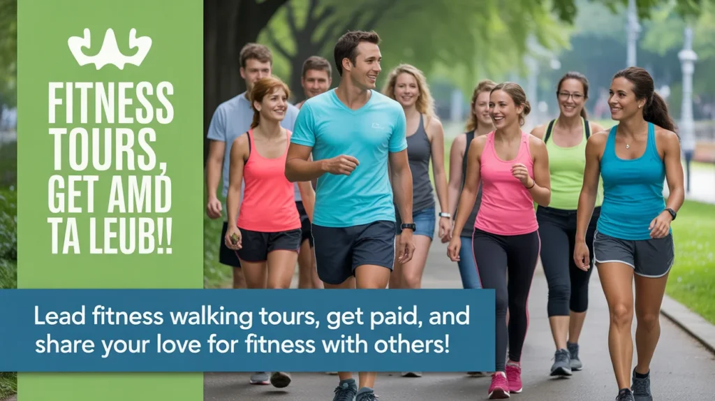 Lead fitness walking tours, get paid, and share your love for fitness with others!