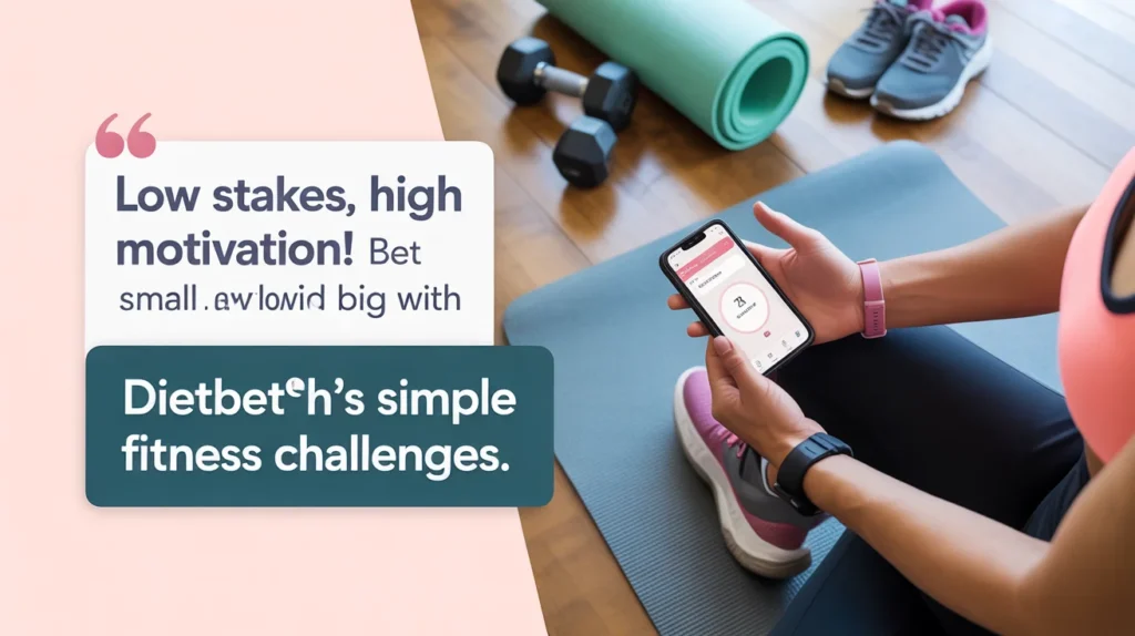 Low stakes, high motivation! Bet small and win big with DietBet’s simple fitness challenges.