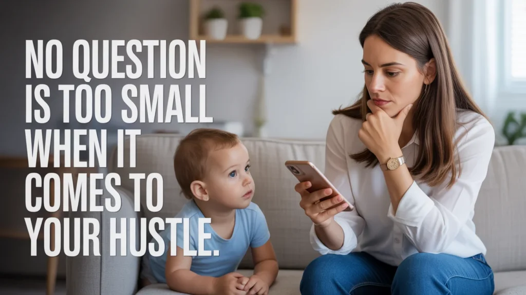No question is too small when it comes to your hustle.