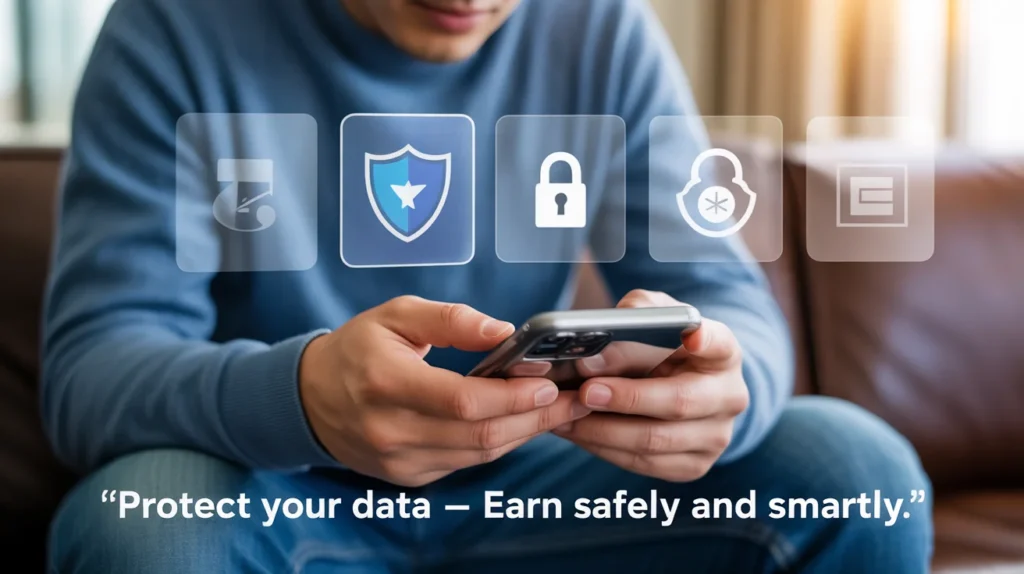 Protect your data — earn safely and smartly.