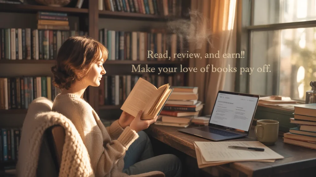 Read, review, and earn! Make your love of books pay off.