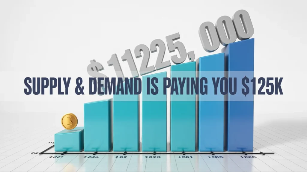 SUPPLY & DEMAND IS PAYING YOU $125K.