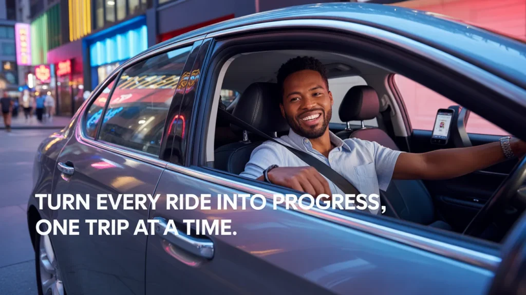 Turn every ride into progress — one trip at a time.