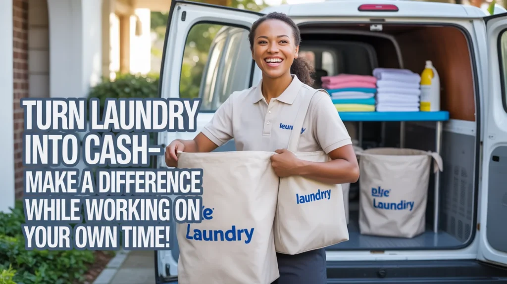 Turn laundry into cash—make a difference while working on your own time!