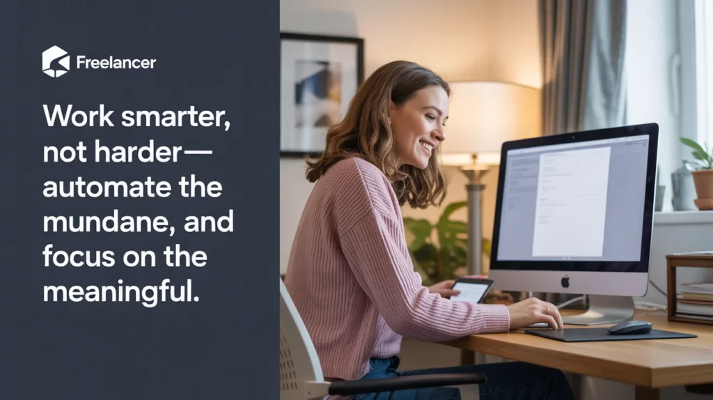 Work smarter, not harder—automate the mundane, and focus on the meaningful.