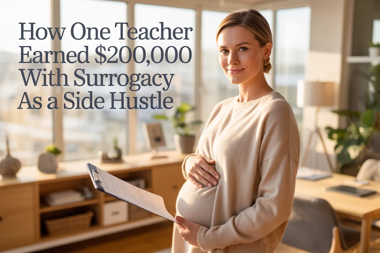 How One Teacher Earned $200,000 with Surrogacy as a Side Hustle