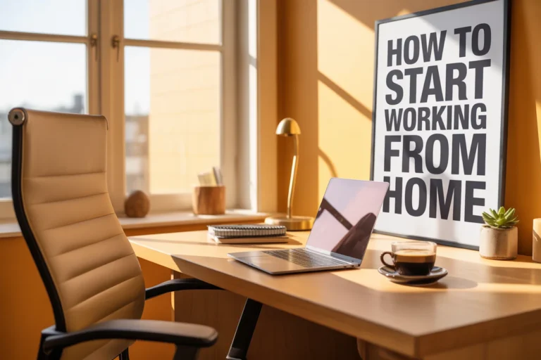 How To Start Working From Home. An Easy Guide For Beginners. - The Wise Half