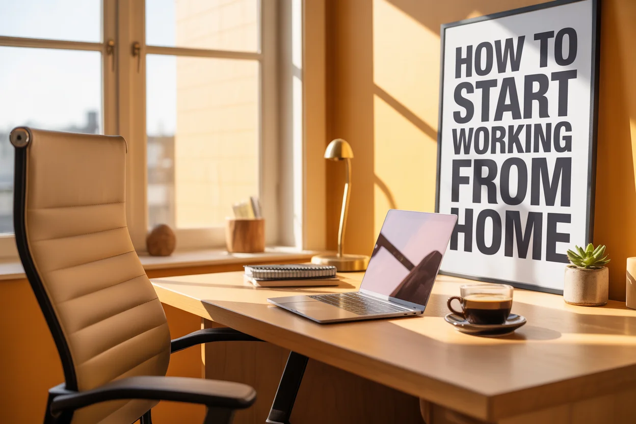 How To Start Working From Home. An Easy Guide For Beginners. - The Wise Half