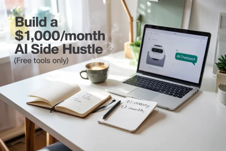 How to Build a $1,000Month AI Side Hustle Using Only Free Tools