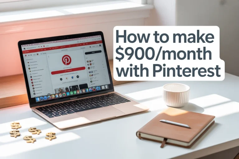 How to Make $900 Per Month on Pinterest