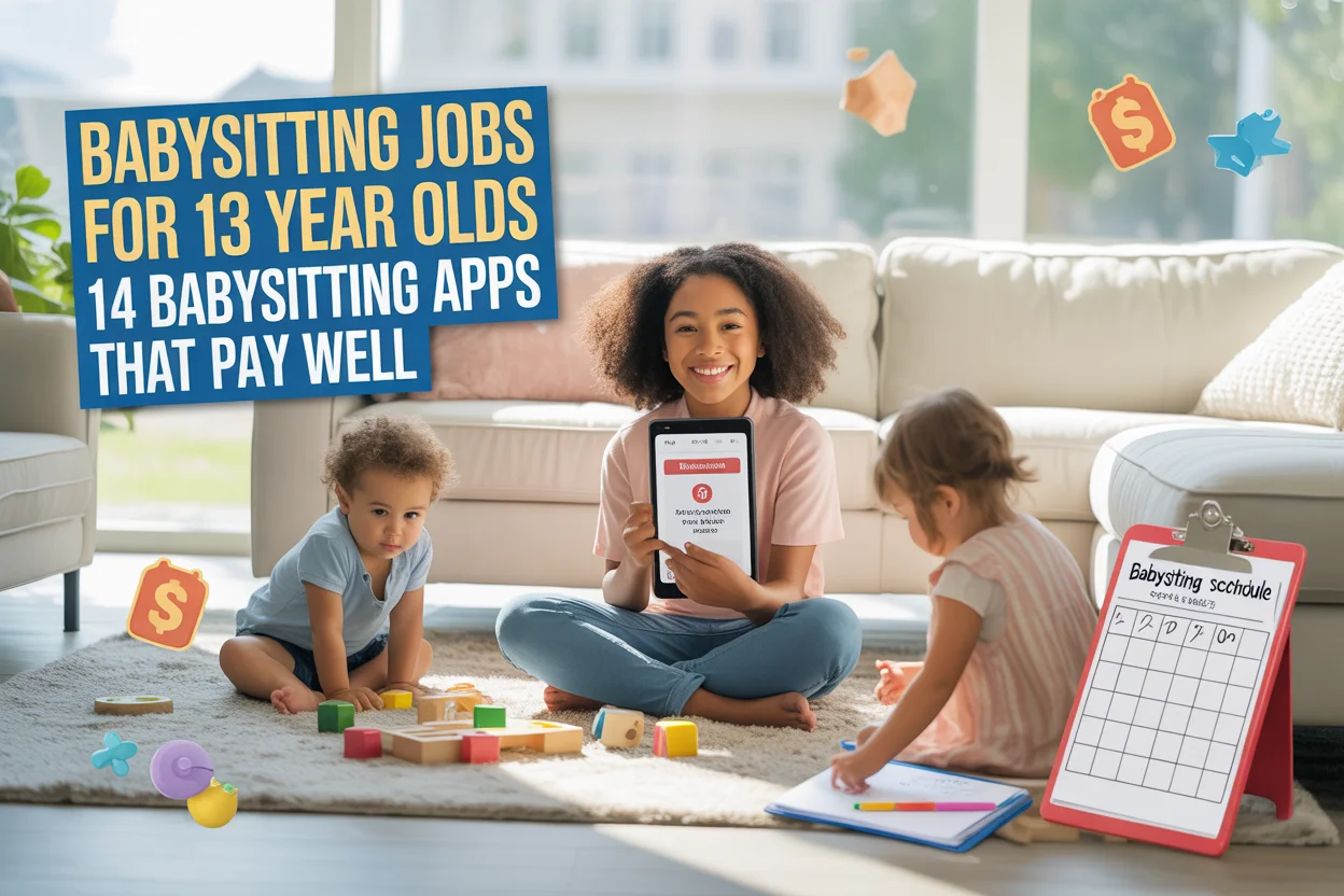 Babysitting Jobs for 13 Year Olds That Pay Well (14 Babysitting Apps)