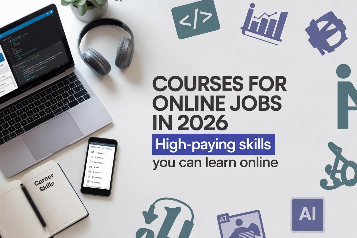 Courses for Online Jobs That Pay Well in 2026