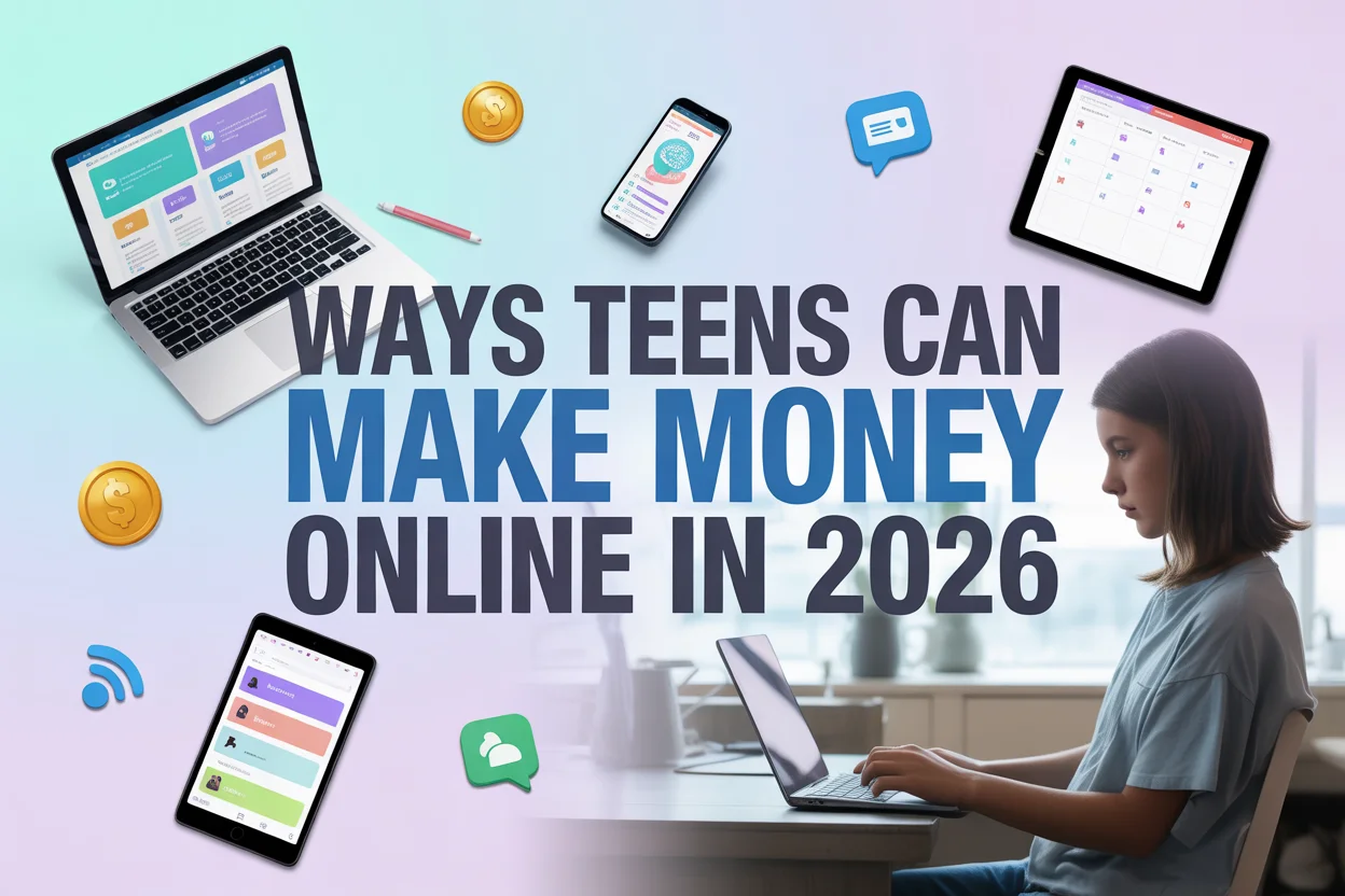 Different Ways to Make Extra Money Online as a Teen in 2026