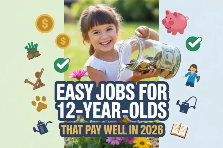 Easy Jobs for 12-Year-Olds That Pay Well in 2026