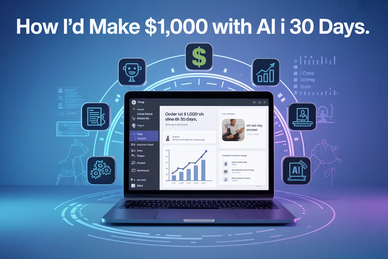 How I’d Make $1,000 with AI in 30 Days