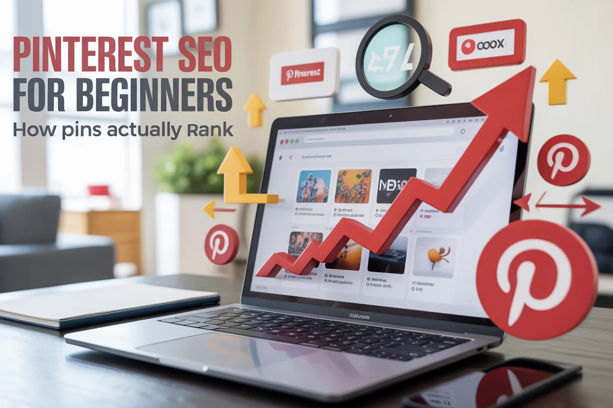 Pinterest SEO for Beginners (2026 Guide to Ranking Pins and Getting Traffic)