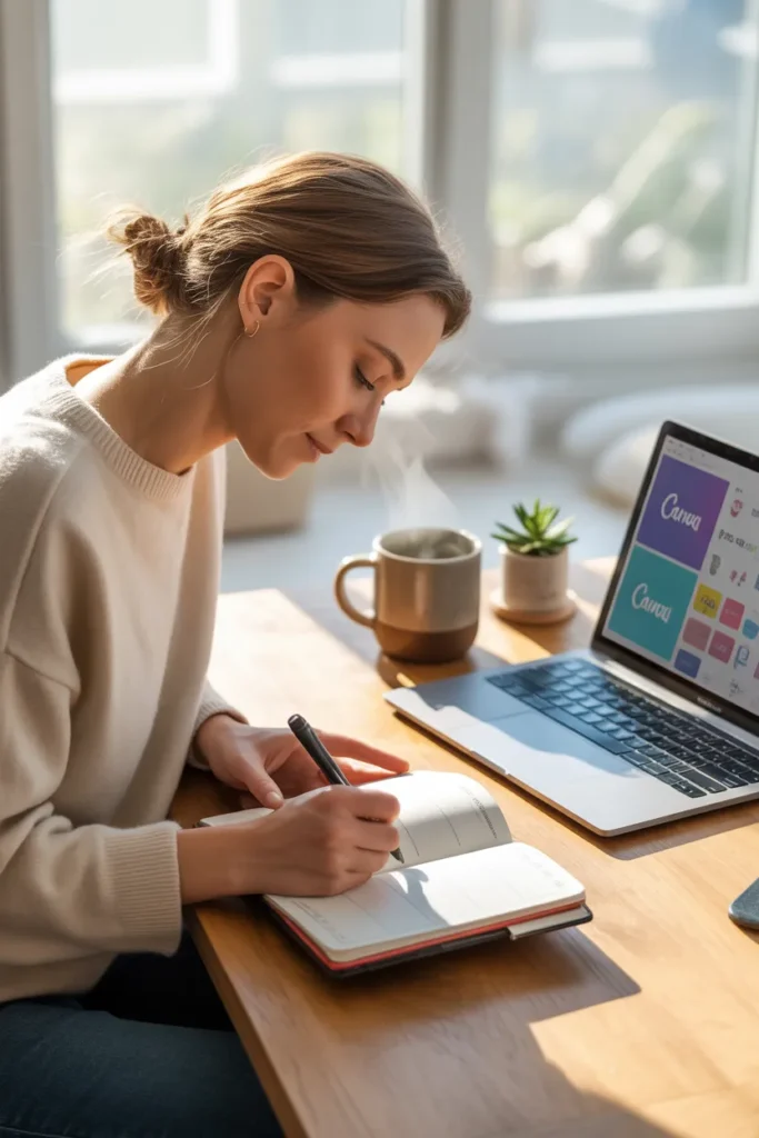 30 day plan to start selling Canva templates and make money online