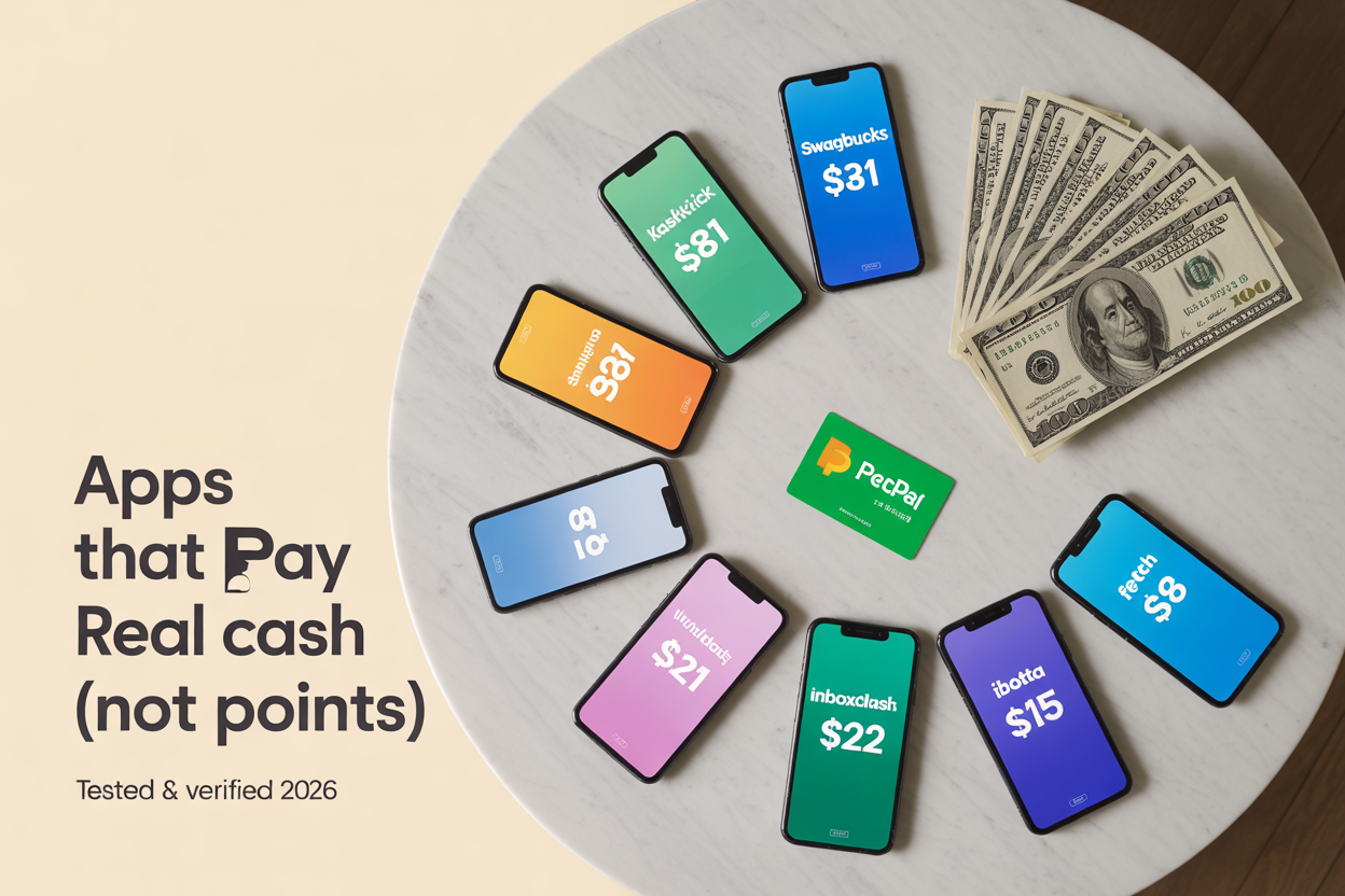 Apps That Pay Real Money PayPal Cash (Not Points) in 2026