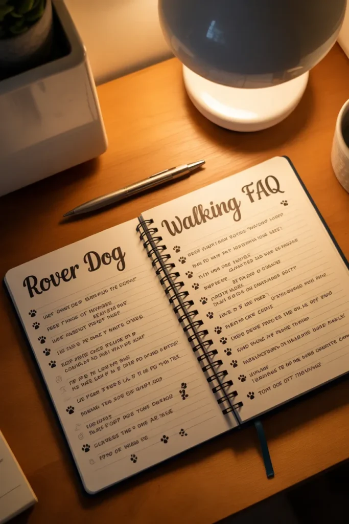 Common Rover dog walking questions answered for beginners starting a pet care side hustle