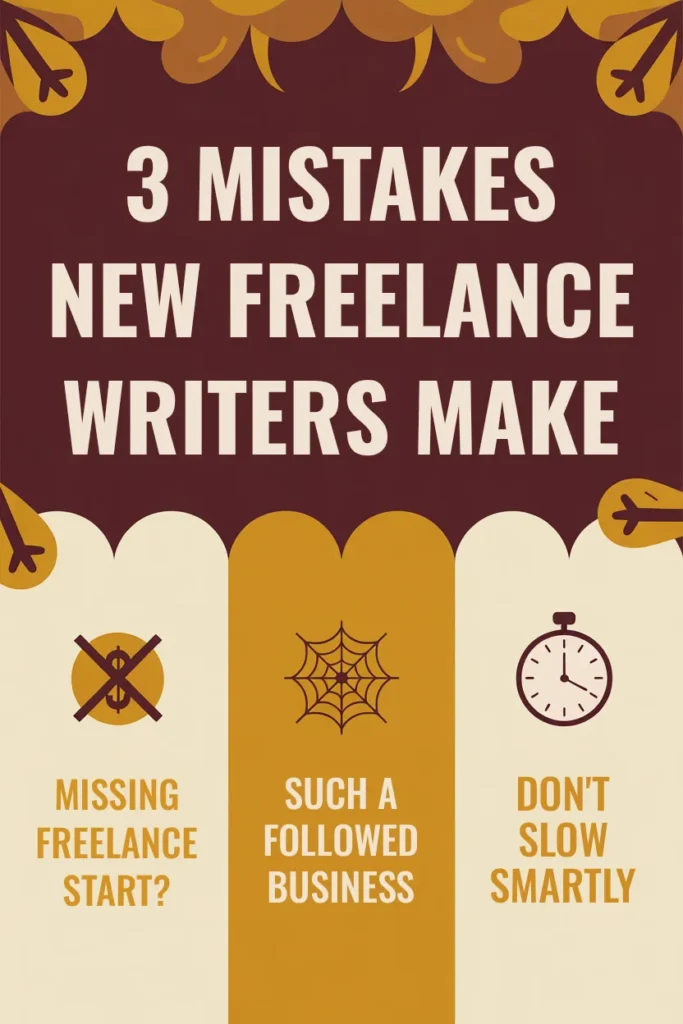 Common freelance writing mistakes beginners make to avoid when starting online