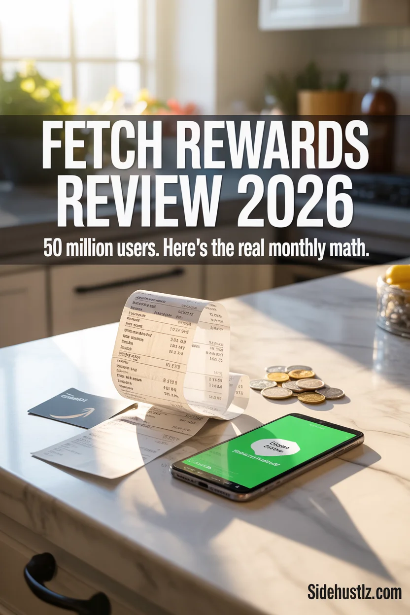 Fetch Rewards Review 2026 I Scanned 28 Receipts Last Month — Here's What I Actually Earned