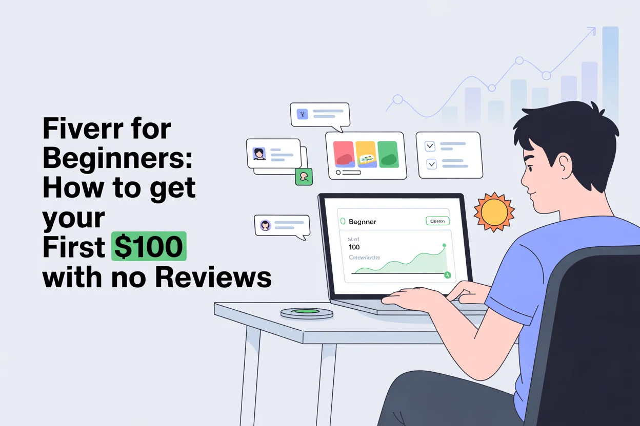 Fiverr for Beginners How to Get Your First $100 With No Reviews