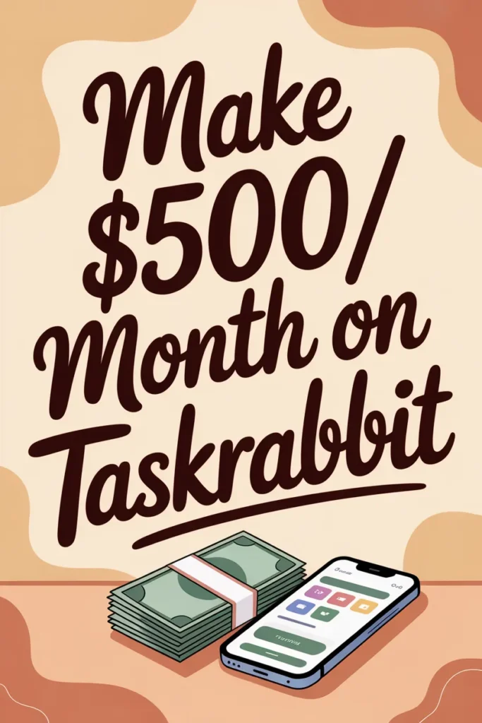 How to make $500 a month on TaskRabbit as a beginner side hustler guide