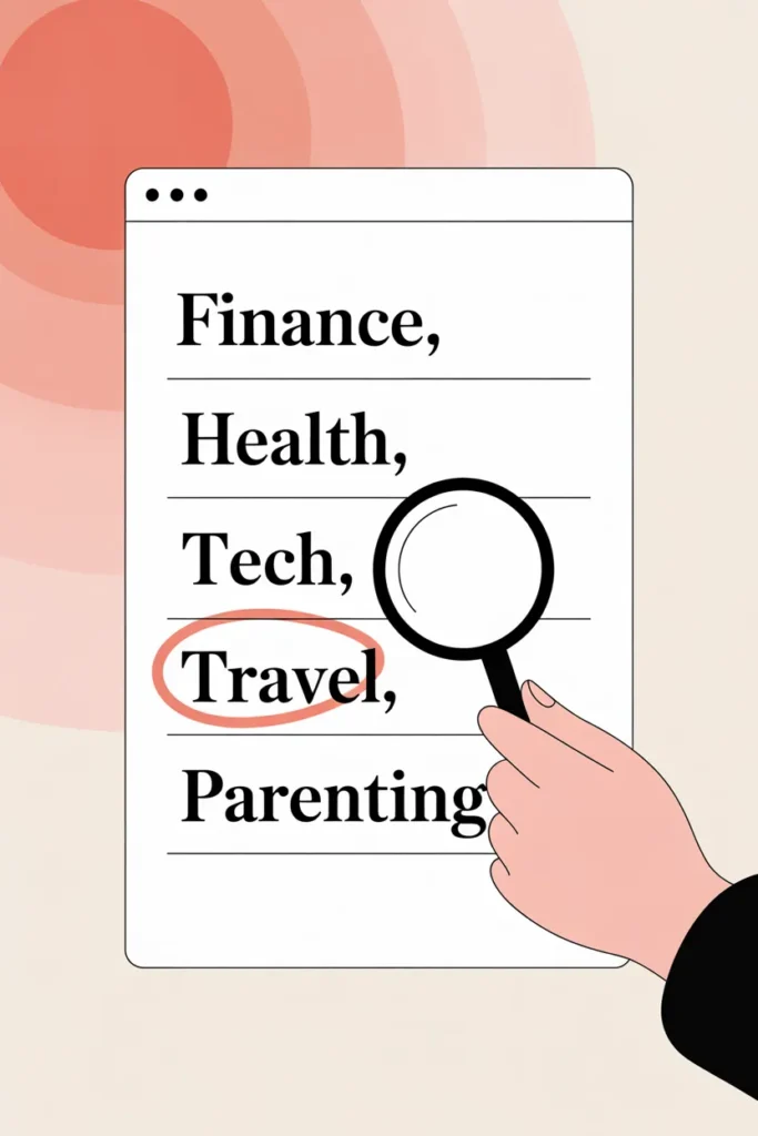 How to pick a profitable freelance writing niche for beginners infographic