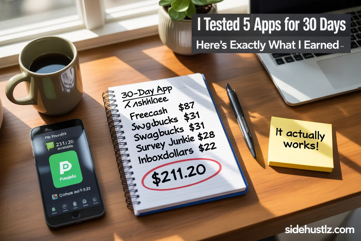 I Tried 5 Money Making Apps for 30 Days — Here's What I Actually Earned