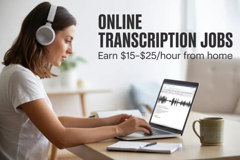 Online Transcription Jobs How to Earn $15–$25Hour From Home
