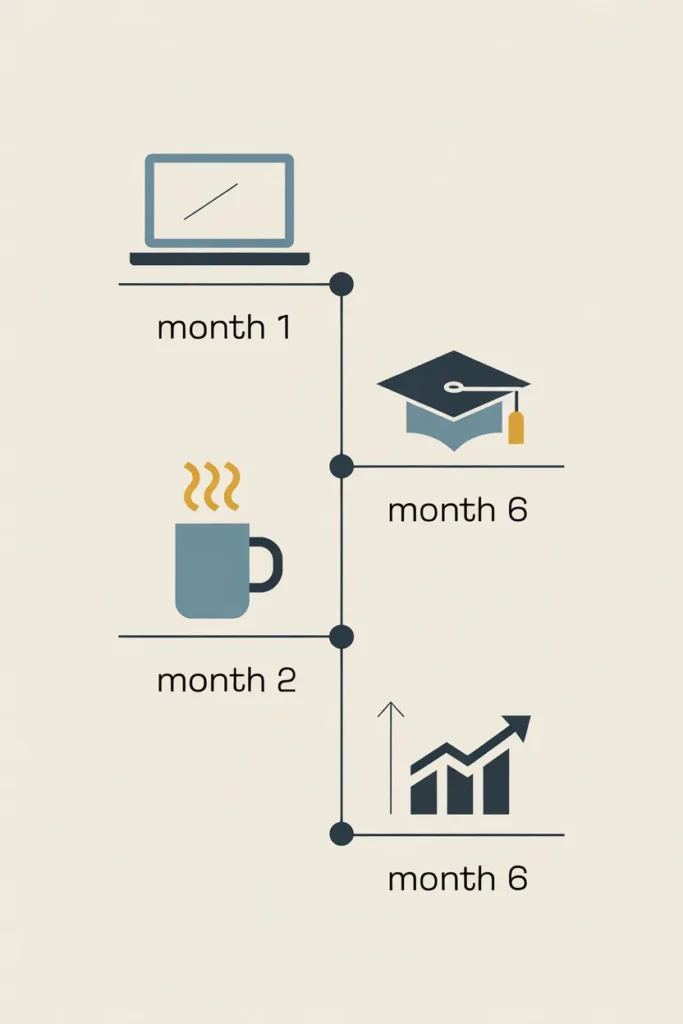 Online tutoring jobs earning timeline by month for beginners working from home