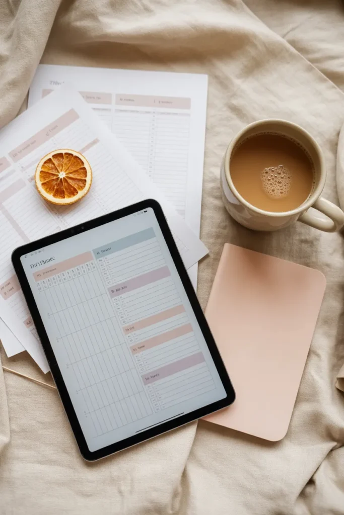 Digital budget planner Pinterest digital product example for beginners