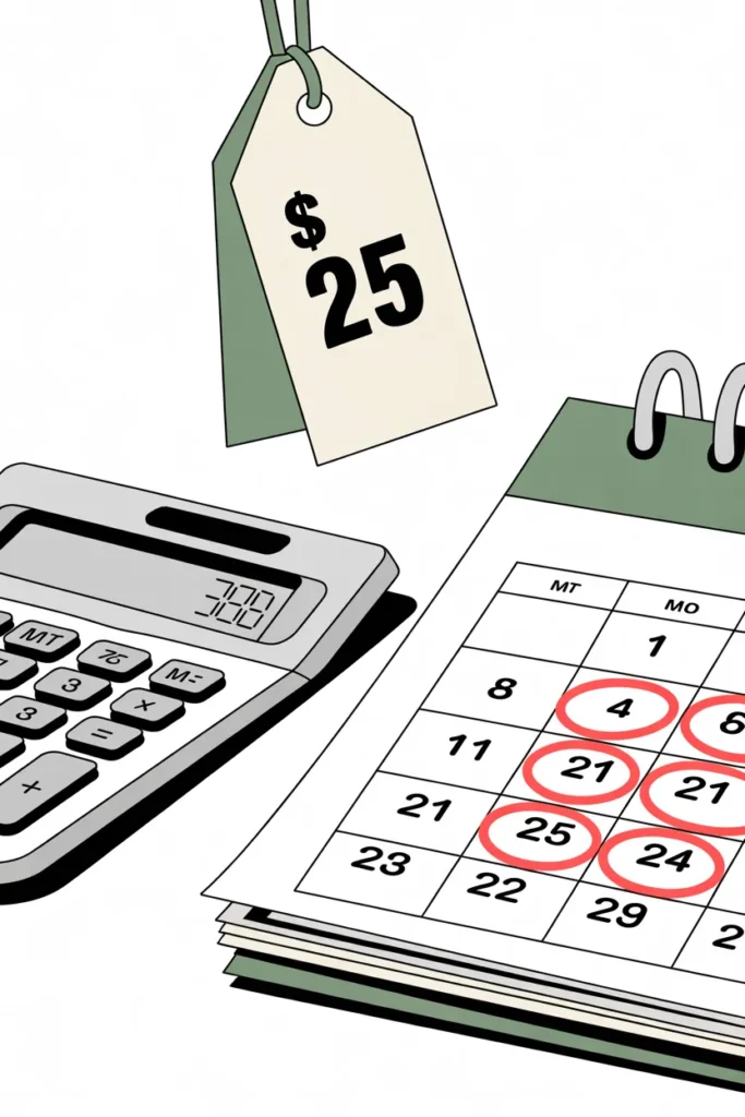 Etsy income realistic math showing 46 sales monthly equals $1000 a month on etsy