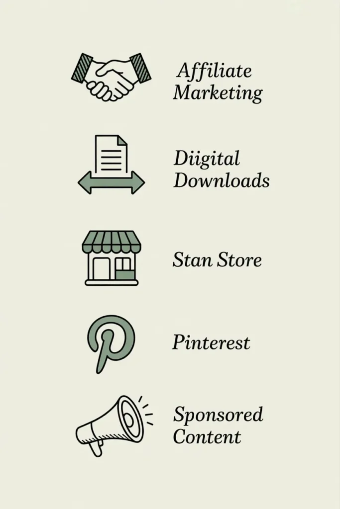 Five Pinterest monetization paths for beginners without a blog