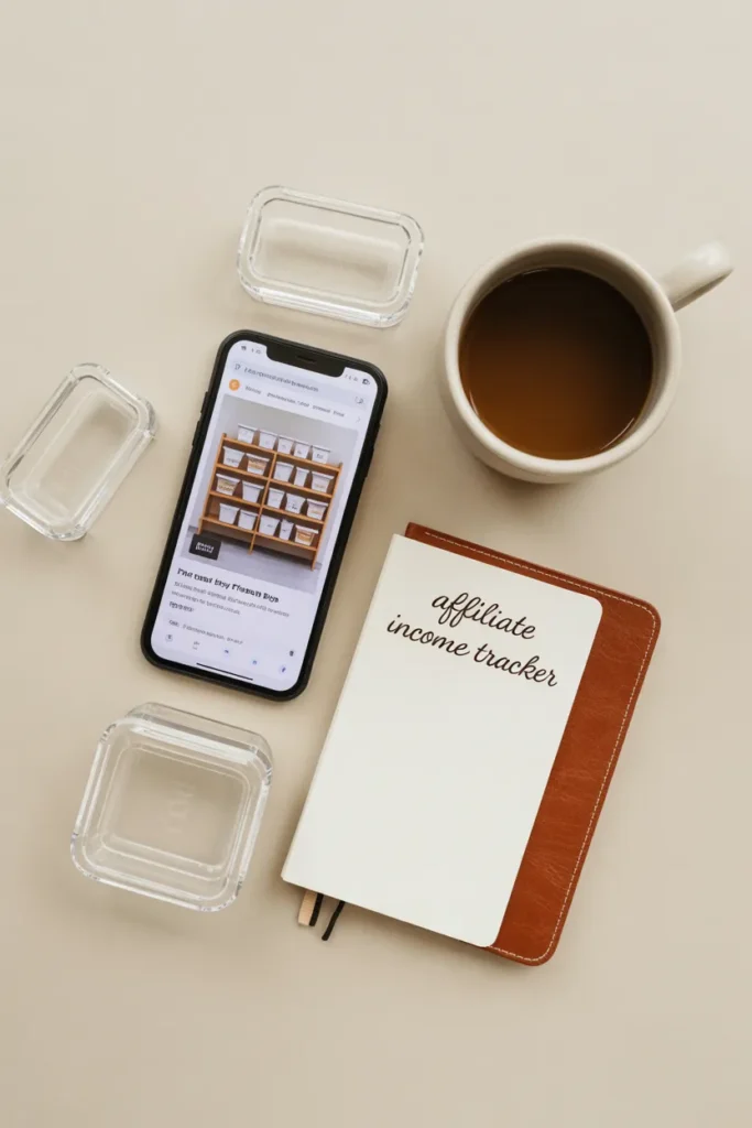 Pinterest affiliate marketing setup for beginners using Amazon storage products