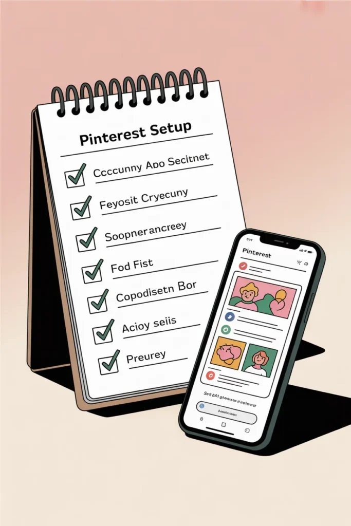 Pinterest business account setup checklist for beginners avoiding Pinterest jail