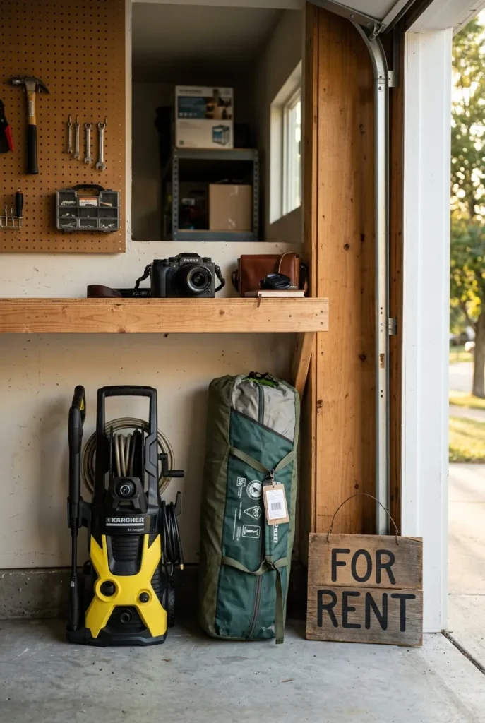 Renting out tools and gear as a weekend side hustle that pays cash through Fat Llama and Neighbor.