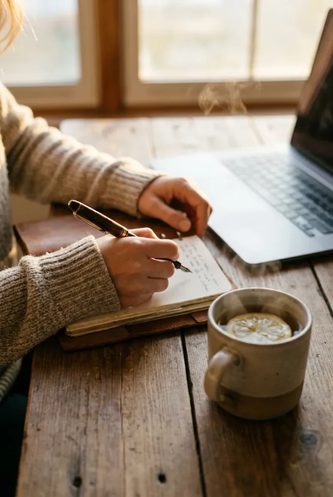 Side hustle journal tracking realistic income goals and progress
