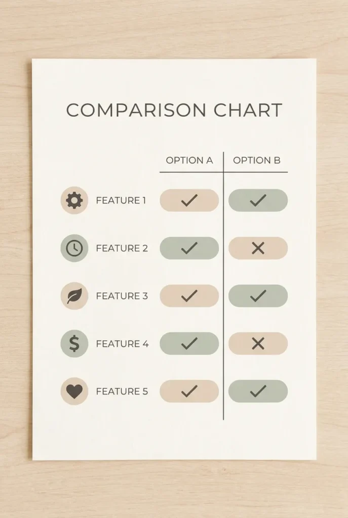 Side hustles for introverts comparison chart with income and talking tolerance ratings
