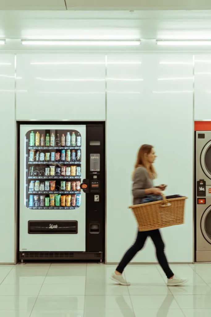 Vending machine route as a realistic passive income idea for beginners